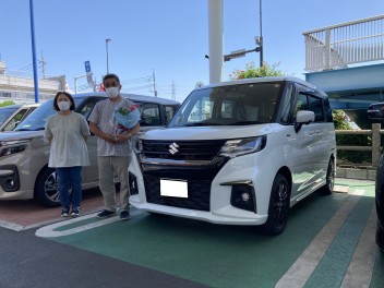 ソリオご納車おめでとうございます