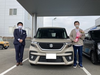 コンパクトなのに室内広々！ソリオバンディットご納車☆