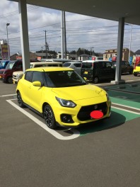 スイフトスポーツご納車いたしました！