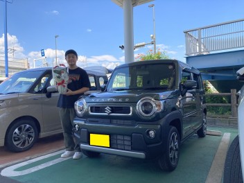 ハスラーご納車おめでとうございます