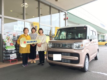 スペーシアご納車おめでとうございます♪