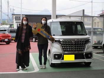 スペーシアカスタムご納車です！