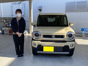 S様　ハスラーご納車おめでとうございます