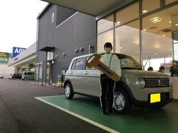 ラパン　ご納車させて頂きました♪