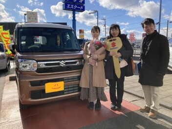 T様　スペーシアご納車しました☆