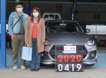 ☆ｽｲﾌﾄｽﾎﾟｰﾂ☆ご納車ありがとうございました！