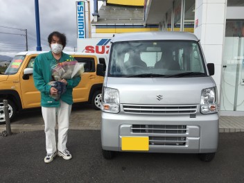 エブリイ納車させていただきました！