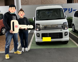 エブリイワゴン　ご納車させていただきました！！