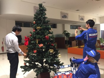 【Xmas】店内飾り付けをしました☆