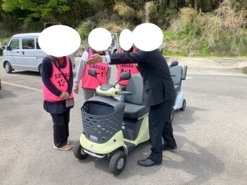 セニアカー安全運転の取組み（4月17日）