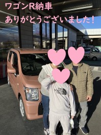 ワゴンＲ納車させていただきました。