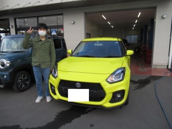 スイフトスポーツ　６MT　納車式です！