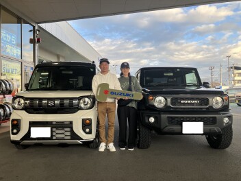 新型スペーシアギア、ご納車おめでとうございます♪