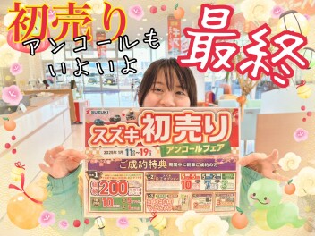 初売りアンコール最終です！