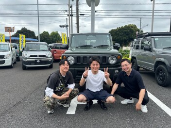 千葉県柏市のお客様　ジムニーご納車させていただきました！