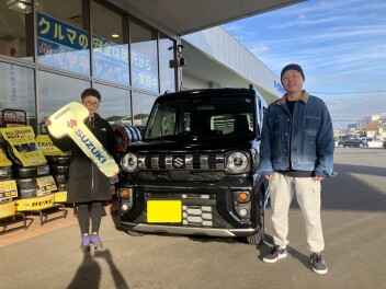 新型スペーシアギア、ご納車おめでとうございます♪