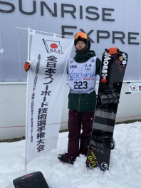 全日本スノーボード技術選手権大会！