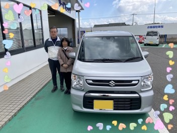 ワゴンR納車させていただきました☆