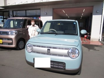 ラパン　納車式です！
