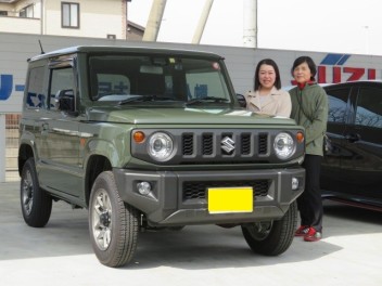 ジムニーのご納車おめでとうございます!!
