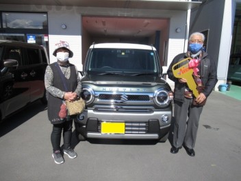 ハスラ－納車