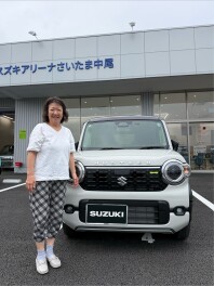 ハスラー　ハイブリッドX ソフトベージュメタリックアーバンブラウン２トーン　ご納車させて頂きました！｜さいたま市緑区・浦和区・川口市で新型ハスラーをご検討ならアリーナさいたま中尾店