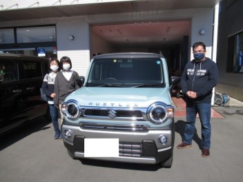 ハスラーJスタイルターボ　納車式です！