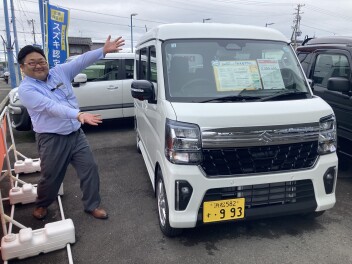 エブリイワゴン試乗車入りました！！