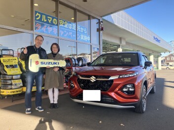 新型フロンクス、ご納車おめでとうございます♪