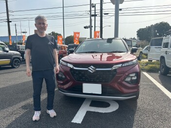 新型フロンクスご納車ありがとうございます！