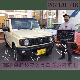 ジムニーのご納車です☆