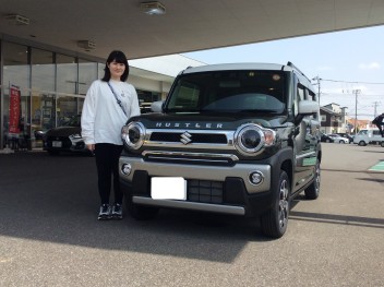 ハスラーご納車おめでとうございます♪