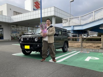 ジムニーご納車おめでとうございます