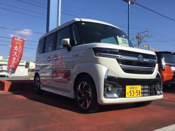 新型スペーシア・スペーシアカスタム試乗車あります！