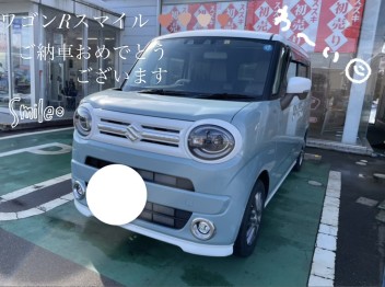 ワゴンＲスマイル☺ご納車です