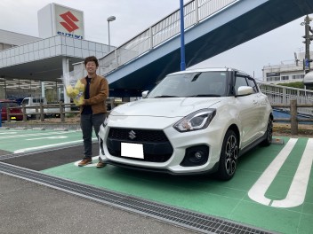 スイフトスポーツご納車おめでとうございます。