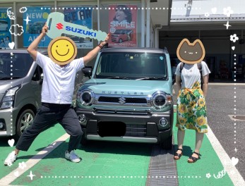 ハスラーご納車おめでとうございます！