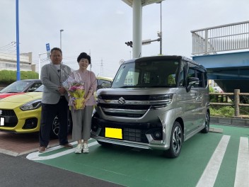 スペーシアカスタムご納車おめでとうございます