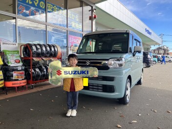 スペーシア、ご納車おめでとうございます♪