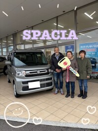 ご納車おめでとうございます！【スペーシア】