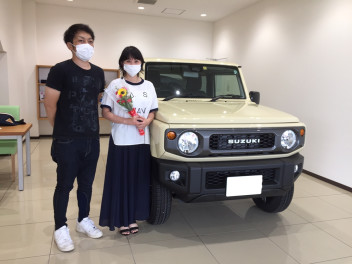 ジムニー納車おめでとうございます！