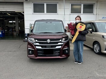 I様にソリオをご納車させて頂きました