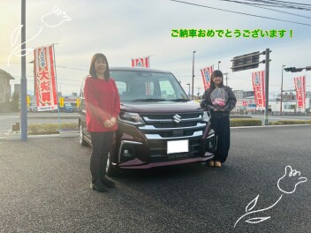 ソリオのご納車おめでとうございます。
