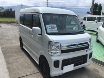 注文車　エブリイワゴン　車いす移動車　到着しました！