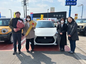 M様にスイフトスポーツをご納車させて頂きました