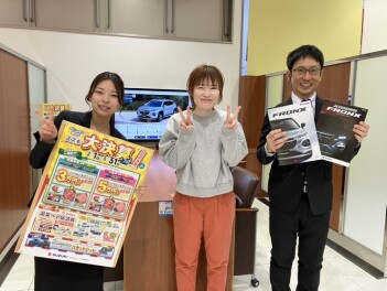にいがたTVふーちゃん様　フロンクスをご成約いただきました！