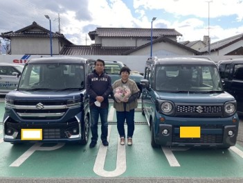 当店第１号！！スペーシアカスタムご納車です！！