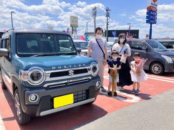 K様新車ハスラーご納車になります！