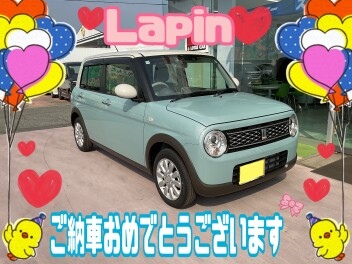 H様、アルトラパンご納車おめでとうございます(^ω^）