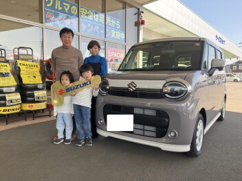 新ワゴンＲスマイル、ご納車おめでとうございます♪